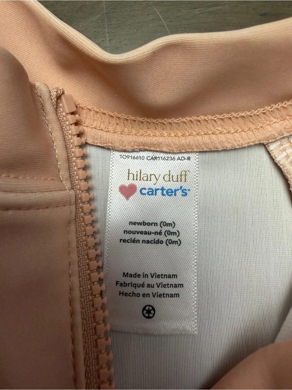 Carters designed upf